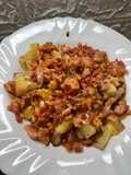 Patate cheddar e bacon