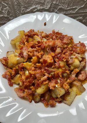 Foto di Patate cheddar e bacon