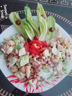 عکسی از دستور سالاد لوبیا چیتی