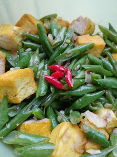 Foto resep Tumis Buncis Tahu Kuning