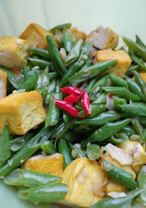 Foto resep Tumis Buncis Tahu Kuning
