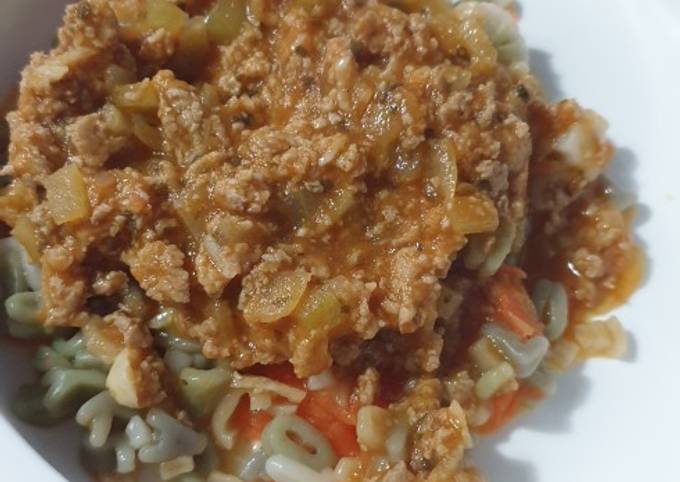 Resep Meat Pasta Bolognaise 12+ month