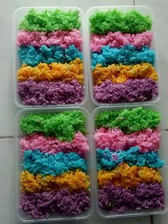Foto resep Tape ketan rainbow