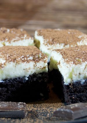Mascarponés brownie recept fotója