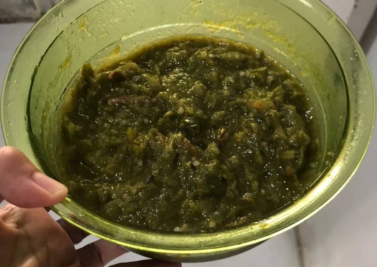 Sambal ijo teri padang