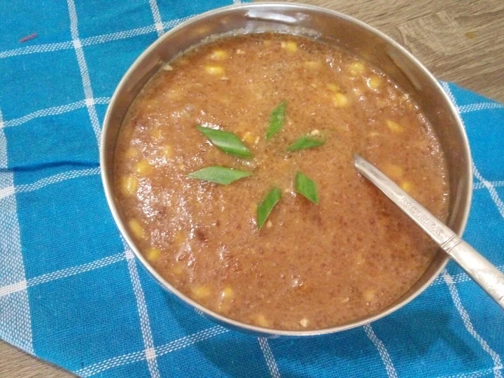 Cara Gampang Membikin Resep Bubur sagu Ambon + jagung yang Uenak Anti Ribet, Lezat Sekali