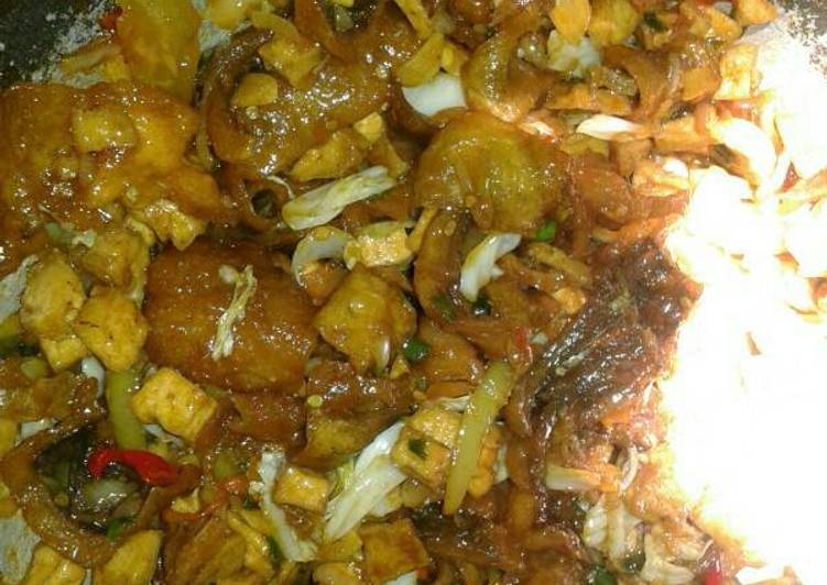 Resep Sambal guling rambak tahu sayur mayur Anti Gagal