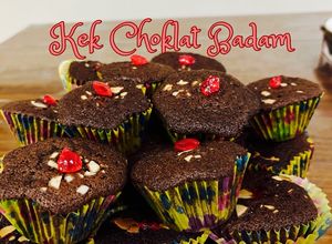 Gambar Kek Coklat Badam (R384)