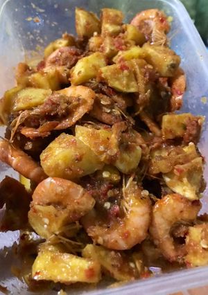 Foto resep Sambal udang kentang