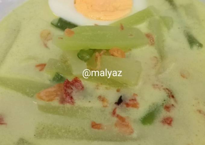 Sayur Labu Siam Bumbu Iris (Lontong Sayur)