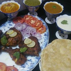 A picture of Aloo ki tarkari for tikka paratha.