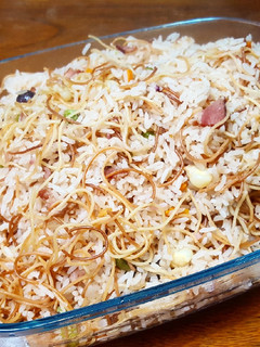 Una foto de Arroz Navideño