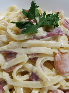 Foto resep Fettucini Saus Putih