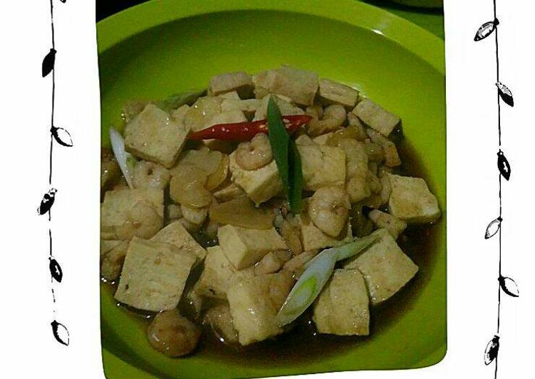Tahu Udang Masak Saus Tiram