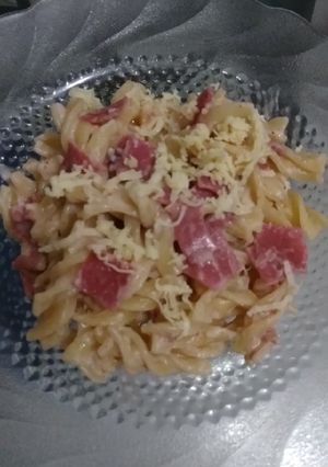 Foto resep Makaroni carbonara sederhana