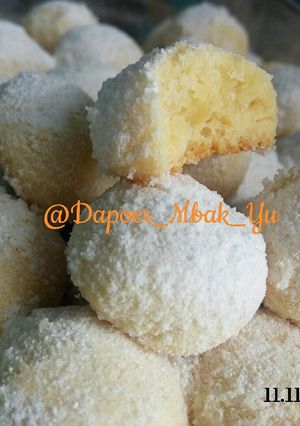 Foto resep CHEESY SNOW BALL Aka. PUTRI SALJU KEJU
