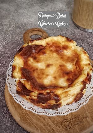 Foto resep Basque burnt cheese cake