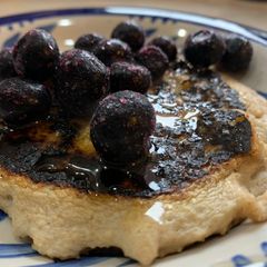 Banana Pancakes with Whey Protein A picture of Banana Pancakes with Whey Protein.
