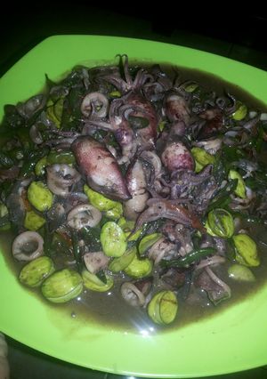 Foto resep Cumi Pete cabai hijau