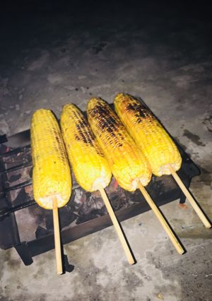 Foto resep Jagung bakar pedas gurih