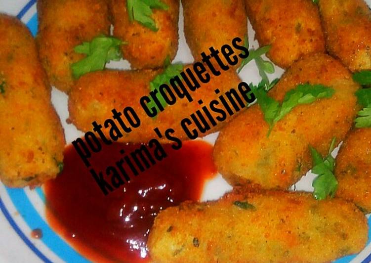 Easiest Way to Make Quick Potato croquette