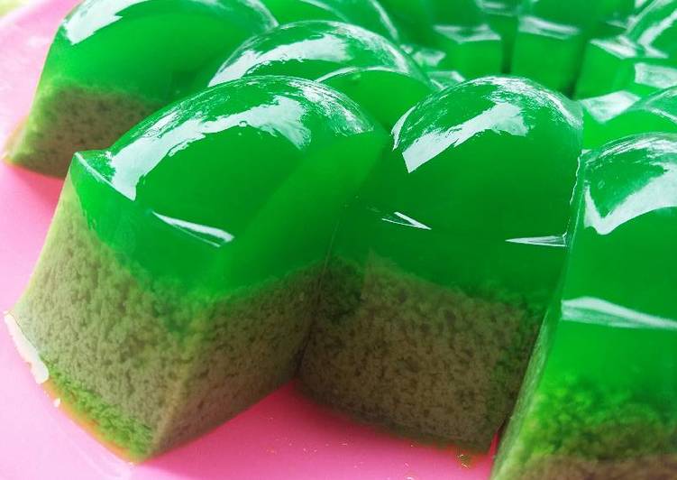 Resep Puding Lumut Hijau | Cara Masak Puding Lumut Hijau Yang Enak Banget