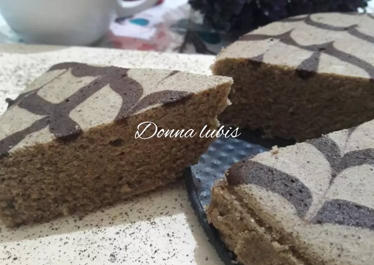 Resep Bolu kukus batik kopi yang Bisa Manjain Lidah
