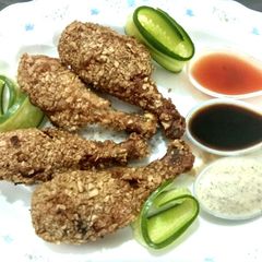 A picture of Crispy Fried Chicken Drum Sticks.