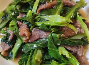 Foto resep 33. Kailan cah sapi