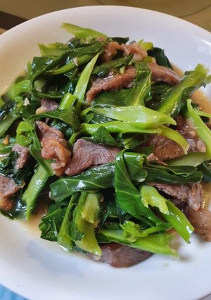 Foto resep 33. Kailan cah sapi