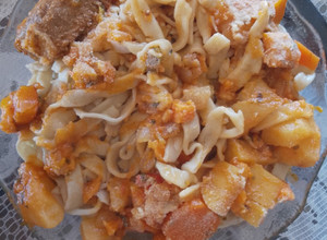 Una foto de Fideos caseros