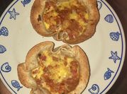 Una foto de canastitas de pollo sin queso