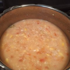 A picture of Oats corn soup.