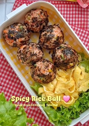 Foto resep Spicy Rice Ball (Bekal Praktis)