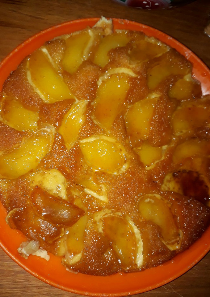 Una foto de Torta de manzana 🍎 invertida