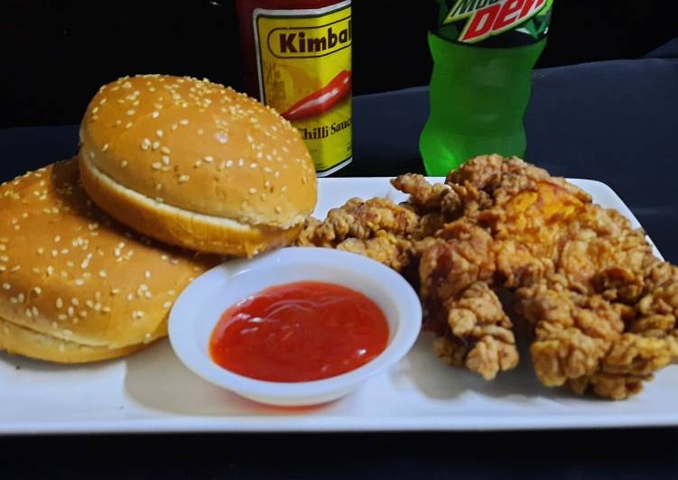 Steps to Prepare Homemade KFC style homemade zinger