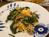 Stir fried eggs and Chinese chives