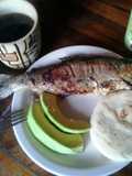 Trucha a la salvia