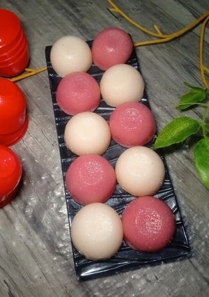Foto resep Apem Beras Merah Putih