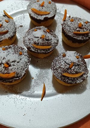 Foto di Tortine di zucca e cacao