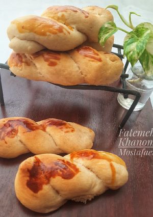عکسی از دستور نان شیرمال ③