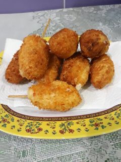 Foto resep Mozzarella Corn Dog