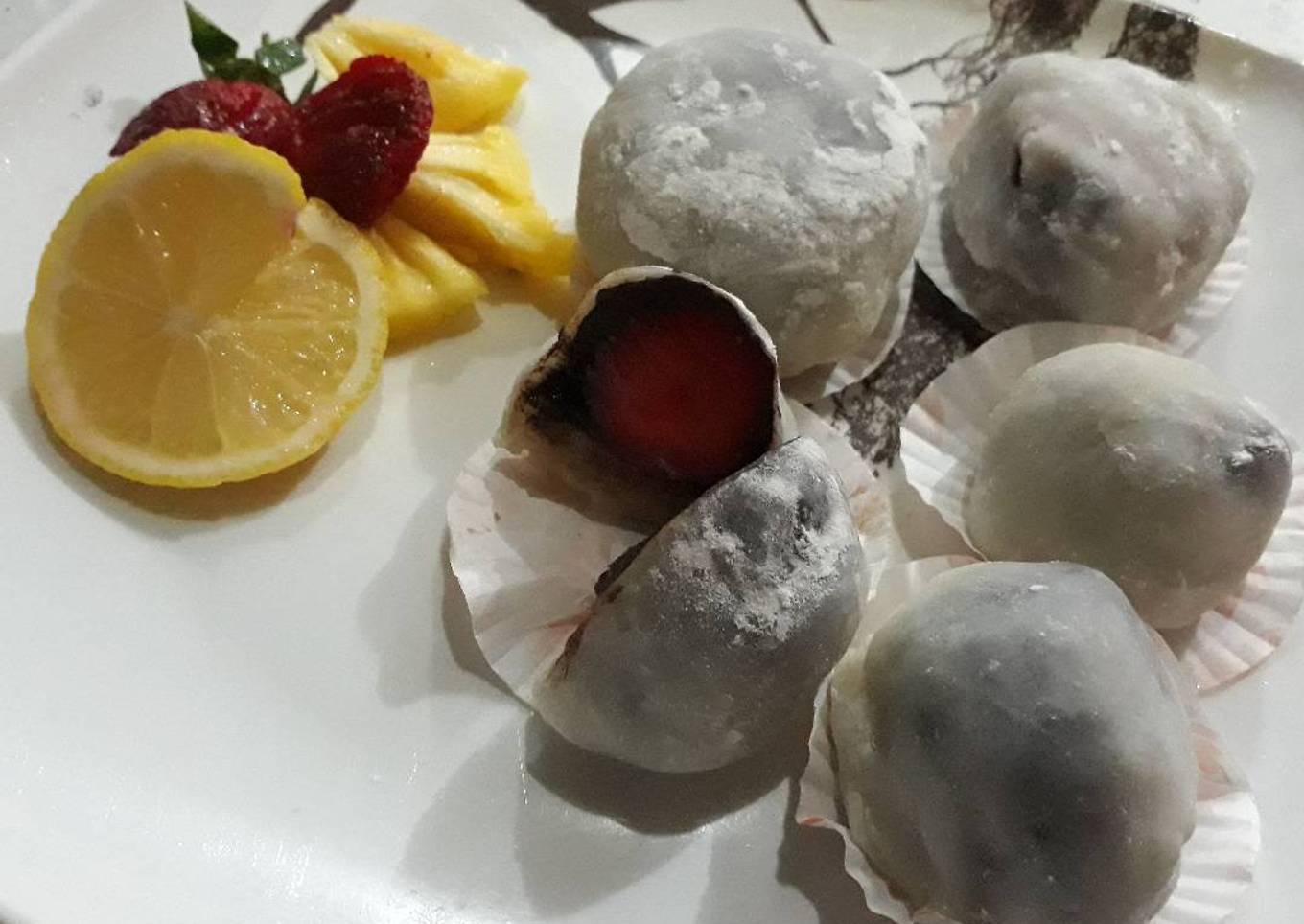 Resep Mochi buah coklat