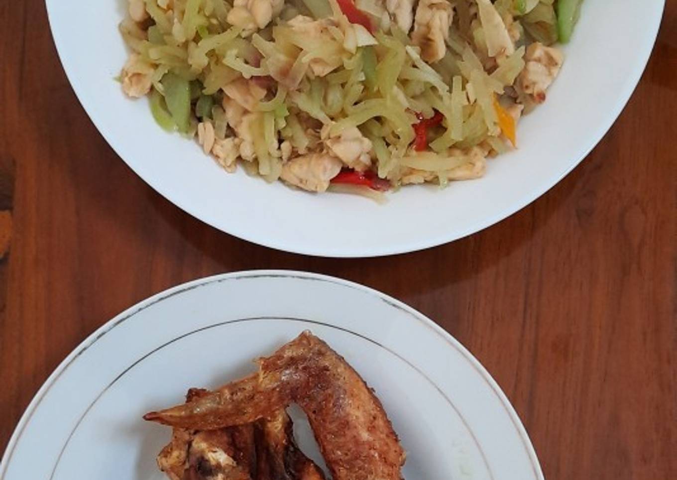 Oseng oseng jipan dan tempe