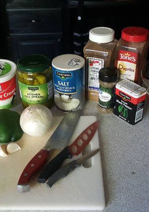 A picture of Steve's Potato Salad.