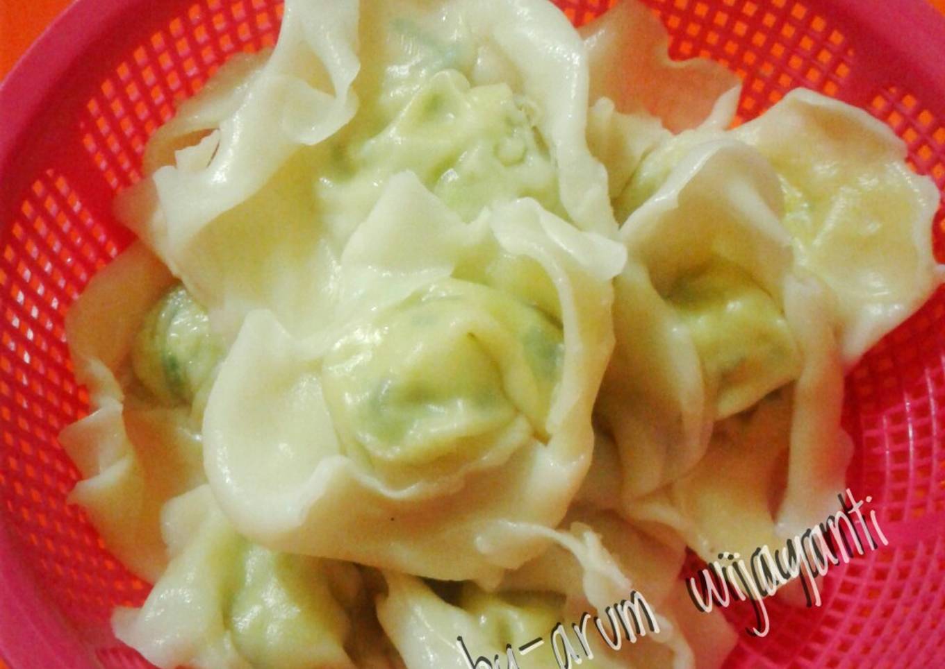Pangsit rebus isi ayam sayur #bikinramadanberkesan