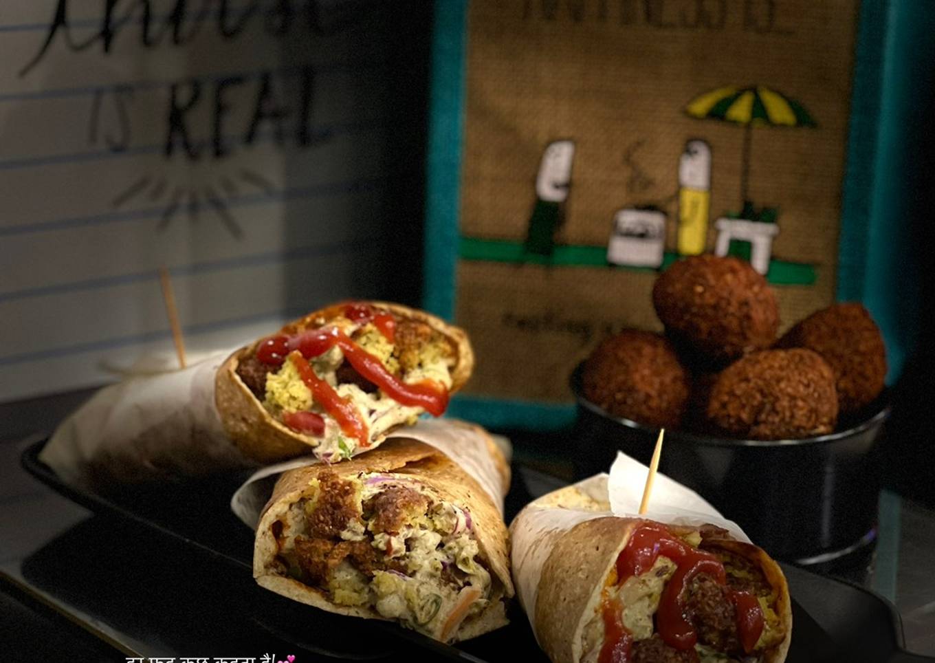 Falafel wrap