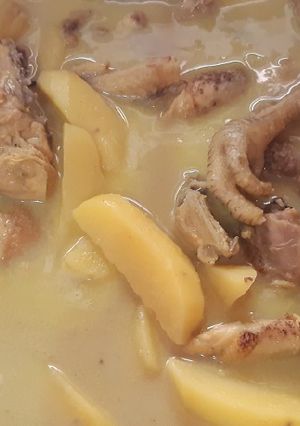 Foto resep Gulai ayam kampung | manuk lemang lemang