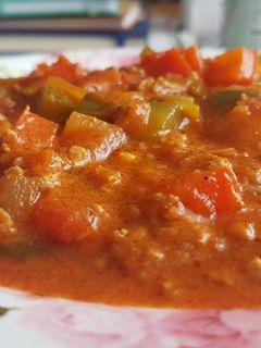 Hackpfanne mit Paprika Rezepthauptbild