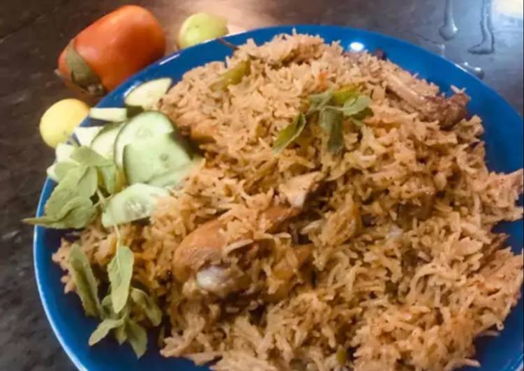 Steps to Make Any-night-of-the-week Quick Chicken Mixed Biryani